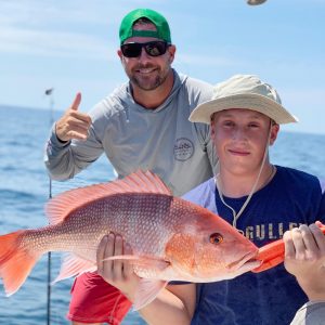 Saltwater, deep sea fishing off of Destin, Fl. Beautiful snapper that I had  to throw back, due to snapper season opening up June 1st. Great fight  though. : r/Fishing